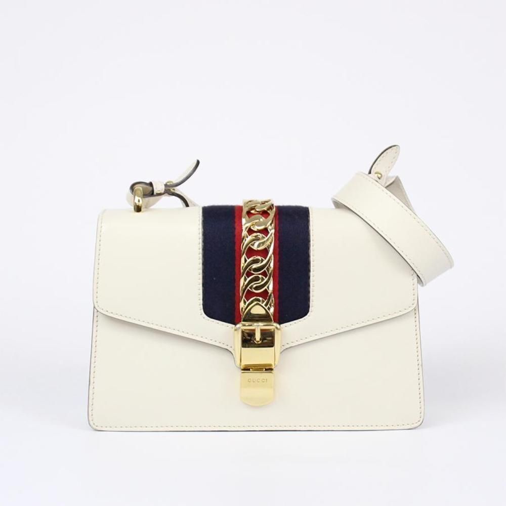 Gucci Sylvie WHITE 2WAY Bag GUCCI Brand Women's